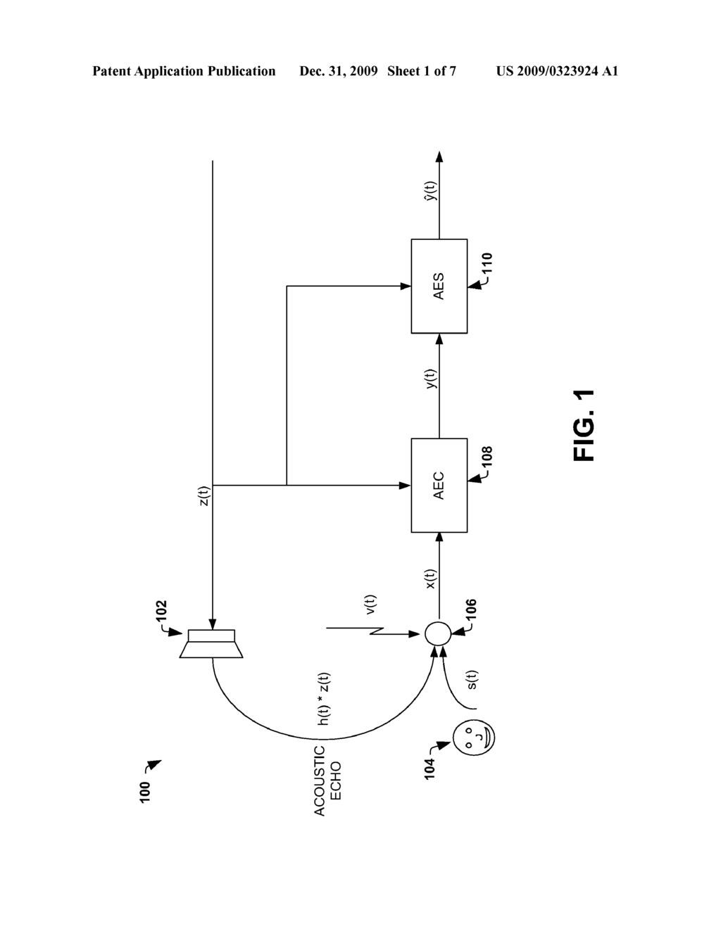 ACOUSTIC ECHO SUPPRESSION - diagram, schematic, and image 02