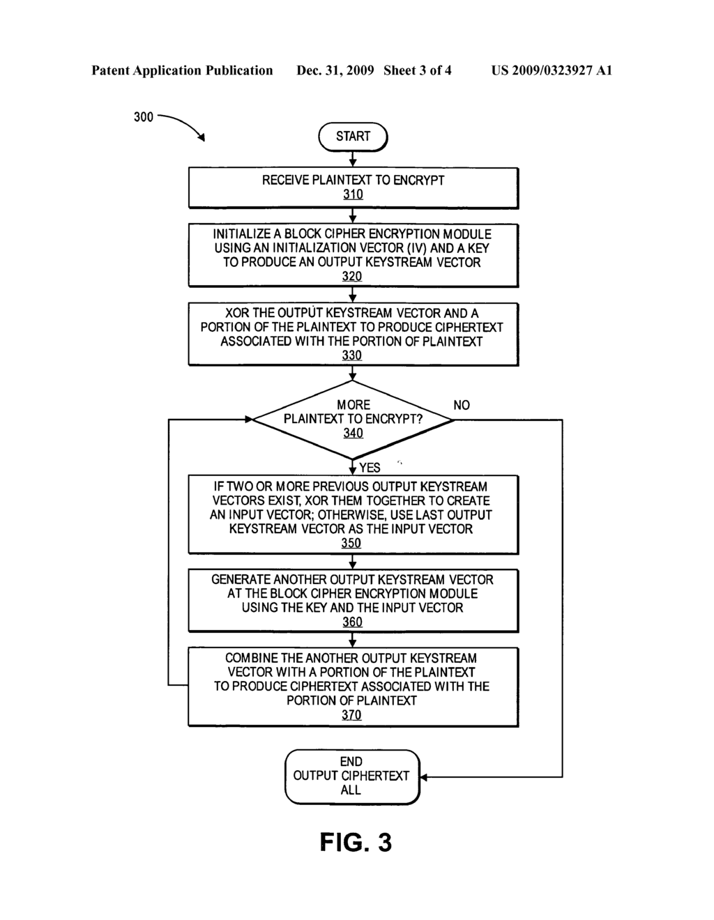 Mechanism for chained output feedback encryption - diagram, schematic, and image 04