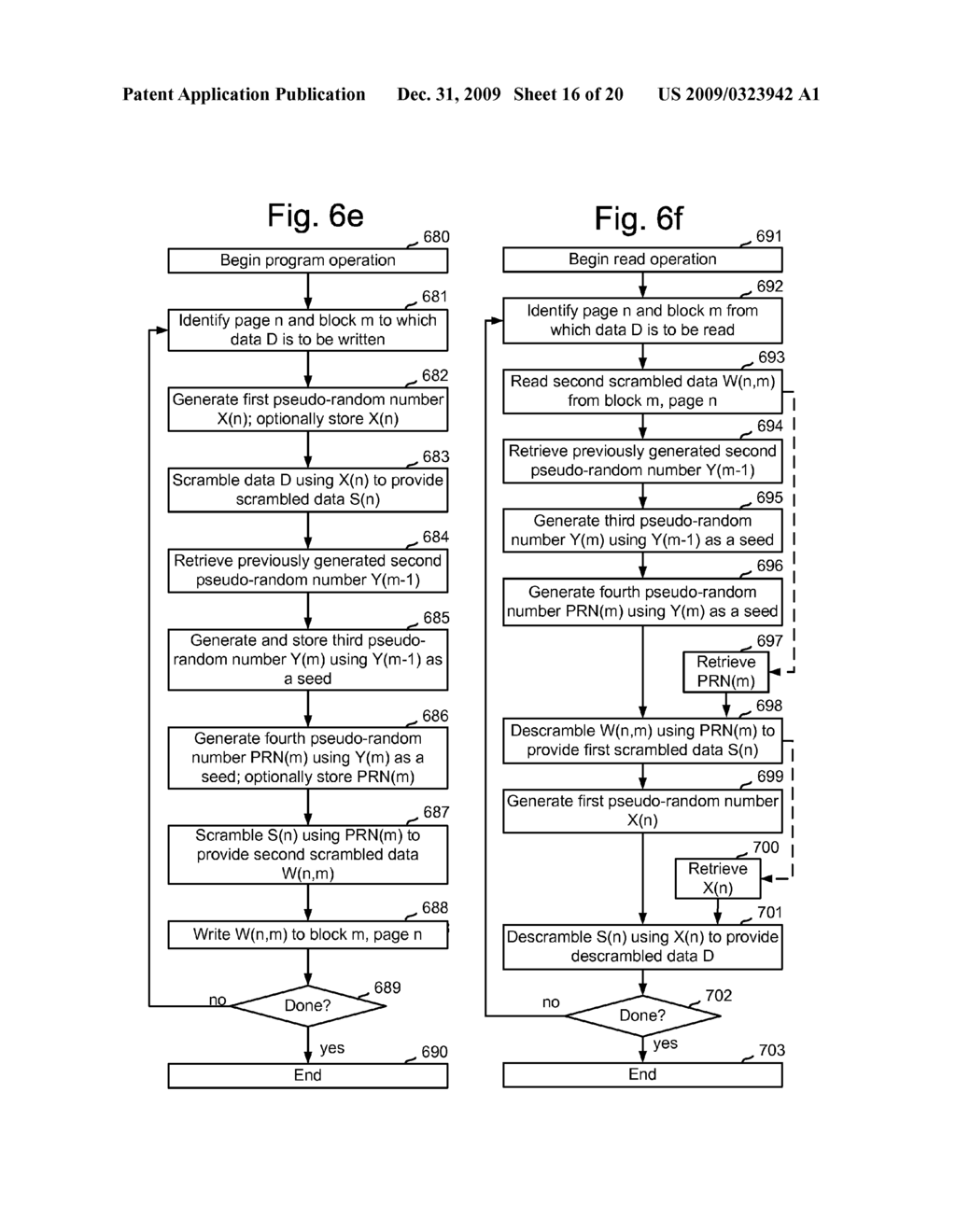 METHOD FOR PAGE- AND BLOCK BASED SCRAMBLING IN NON-VOLATILE MEMORY - diagram, schematic, and image 17