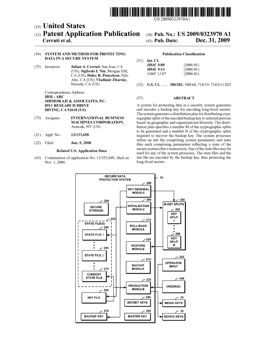 SYSTEM AND METHOD FOR PROTECTING DATA IN A SECURE SYSTEM - diagram, schematic, and image 01