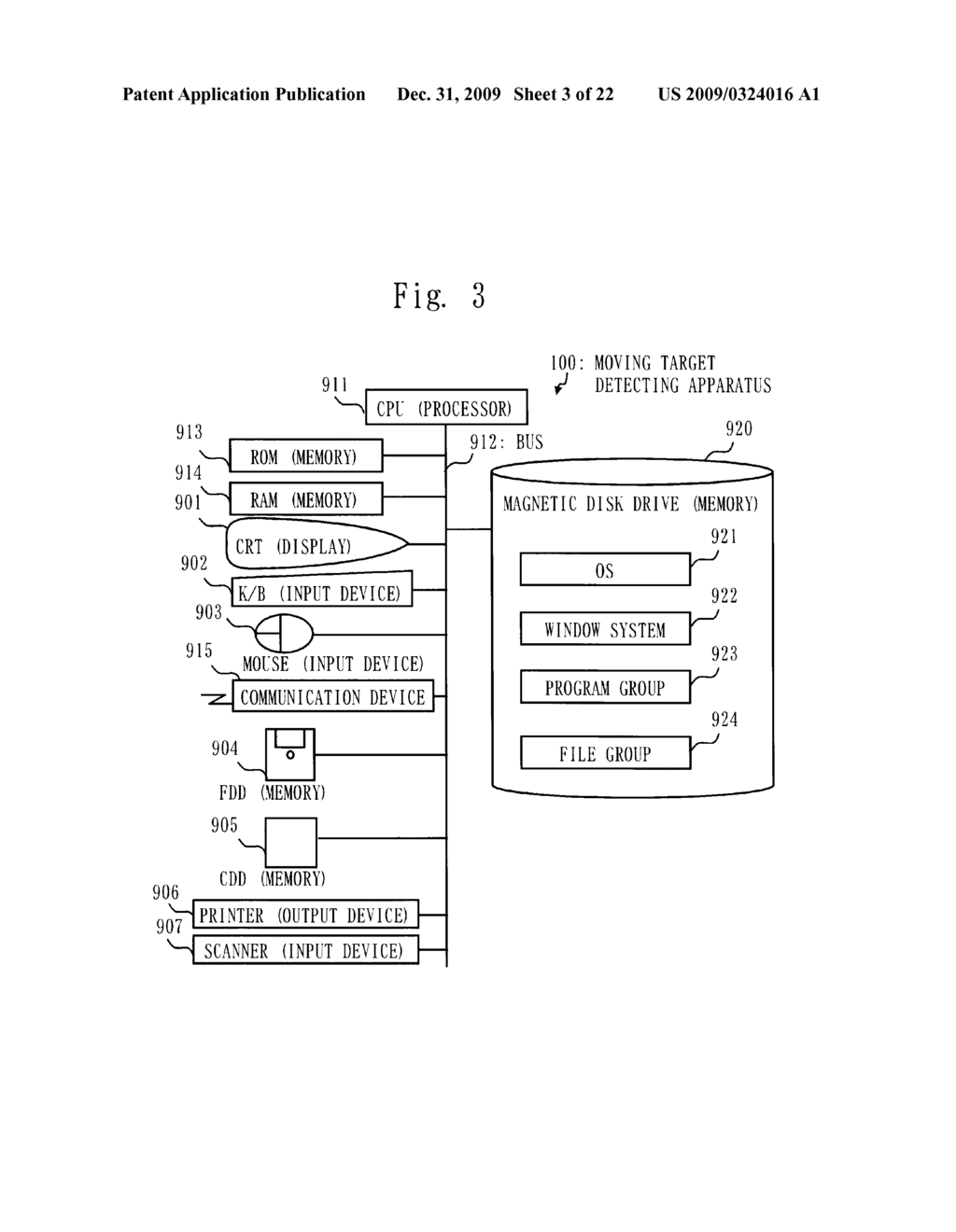 MOVING TARGET DETECTING APPARATUS, MOVING TARGET DETECTING METHOD, AND COMPUTER READABLE STORAGE MEDIUM HAVING STORED THEREIN A PROGRAM CAUSING A COMPUTER TO FUNCTION AS THE MOVING TARGET DETECTING APPARATUS - diagram, schematic, and image 04