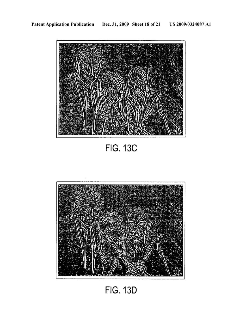 SYSTEM AND METHOD FOR FINDING STABLE KEYPOINTS IN A PICTURE IMAGE USING LOCALIZED SCALE SPACE PROPERTIES - diagram, schematic, and image 19