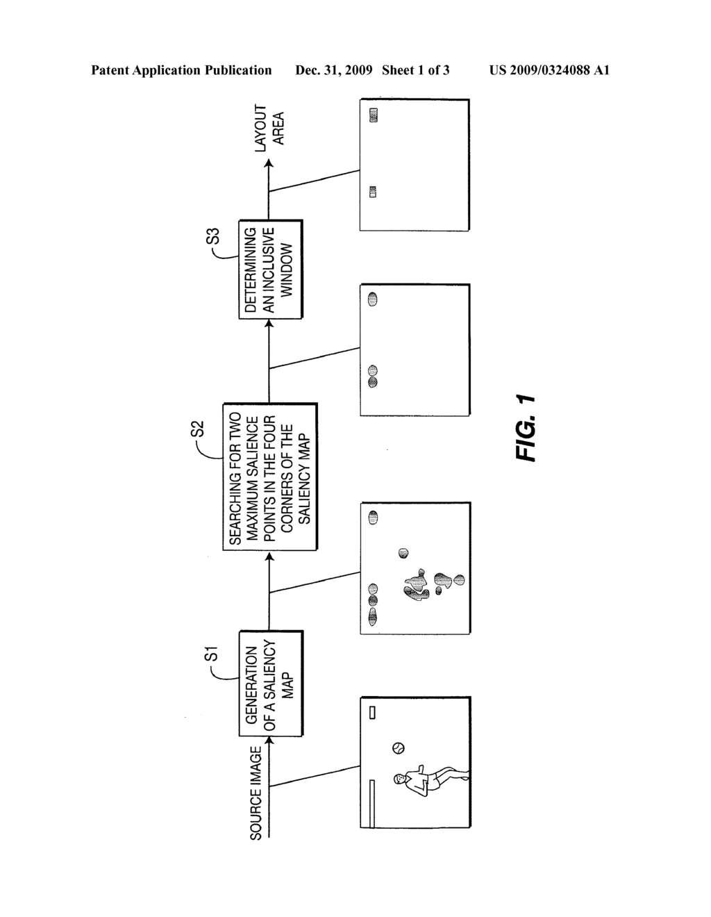 Method for detecting layout areas in a video image and method for generating an image of reduced size using the detection method - diagram, schematic, and image 02