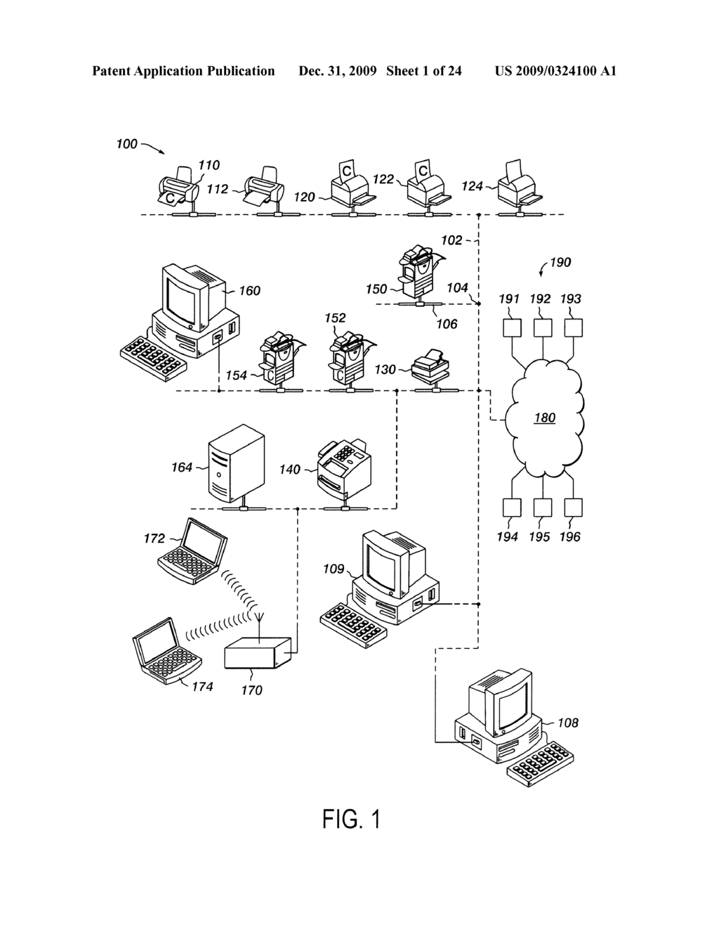 METHOD AND SYSTEM FOR FINDING A DOCUMENT IMAGE IN A DOCUMENT COLLECTION USING LOCALIZED TWO-DIMENSIONAL VISUAL FINGERPRINTS - diagram, schematic, and image 02