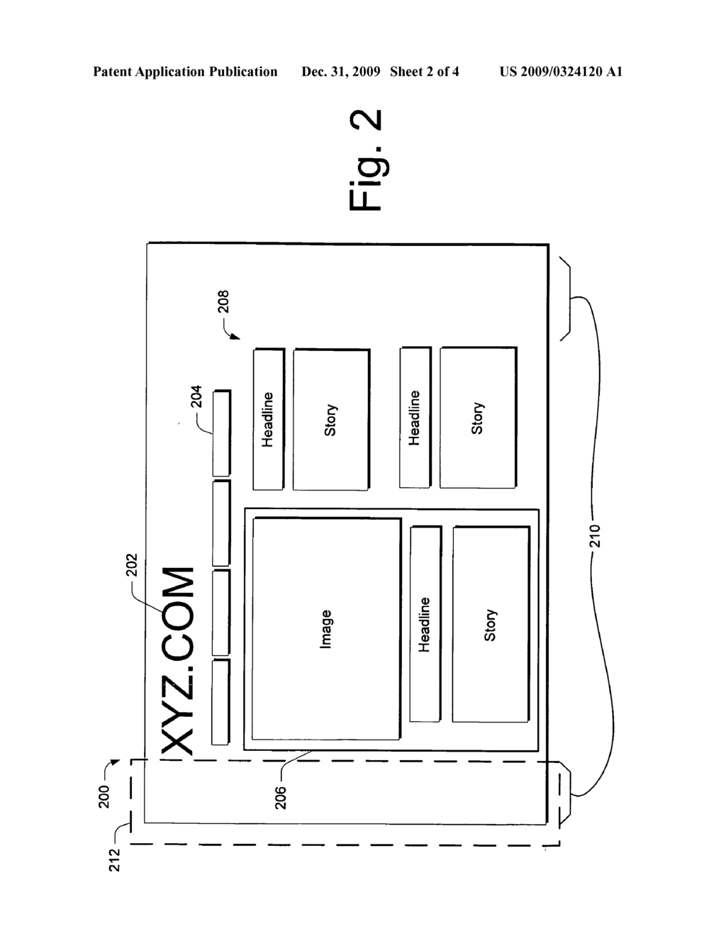 High information density of reduced-size images of web pages - diagram, schematic, and image 03