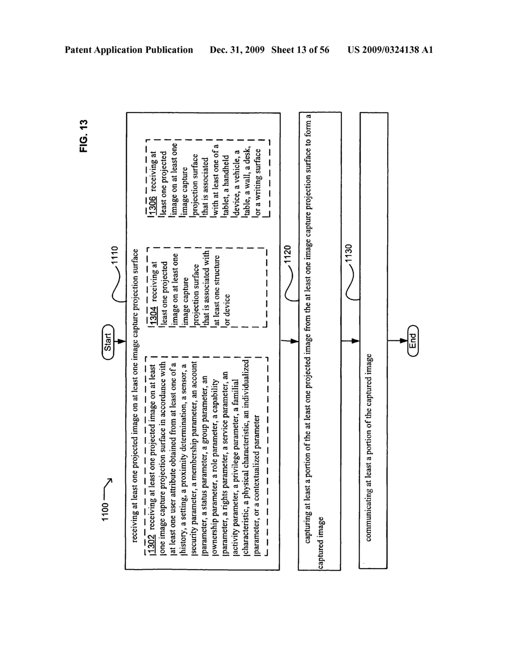 Methods and systems related to an image capture projection surface - diagram, schematic, and image 14