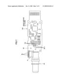 Single-fiber bidirectional optical transmitter/receiver diagram and image