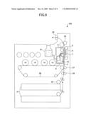 FIXING APPARATUS USING FIXING SOLUTION AND IMAGE FORMING APPARATUS INCLUDING THE FIXING APPARATUS diagram and image