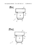 THREADED COMPONENT AND DEVICE FOR CONNECTING PIPING diagram and image