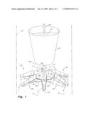 Grain spreader diagram and image