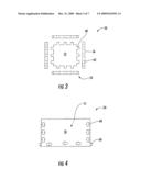 Ceramic matrix composite turbine engine component diagram and image