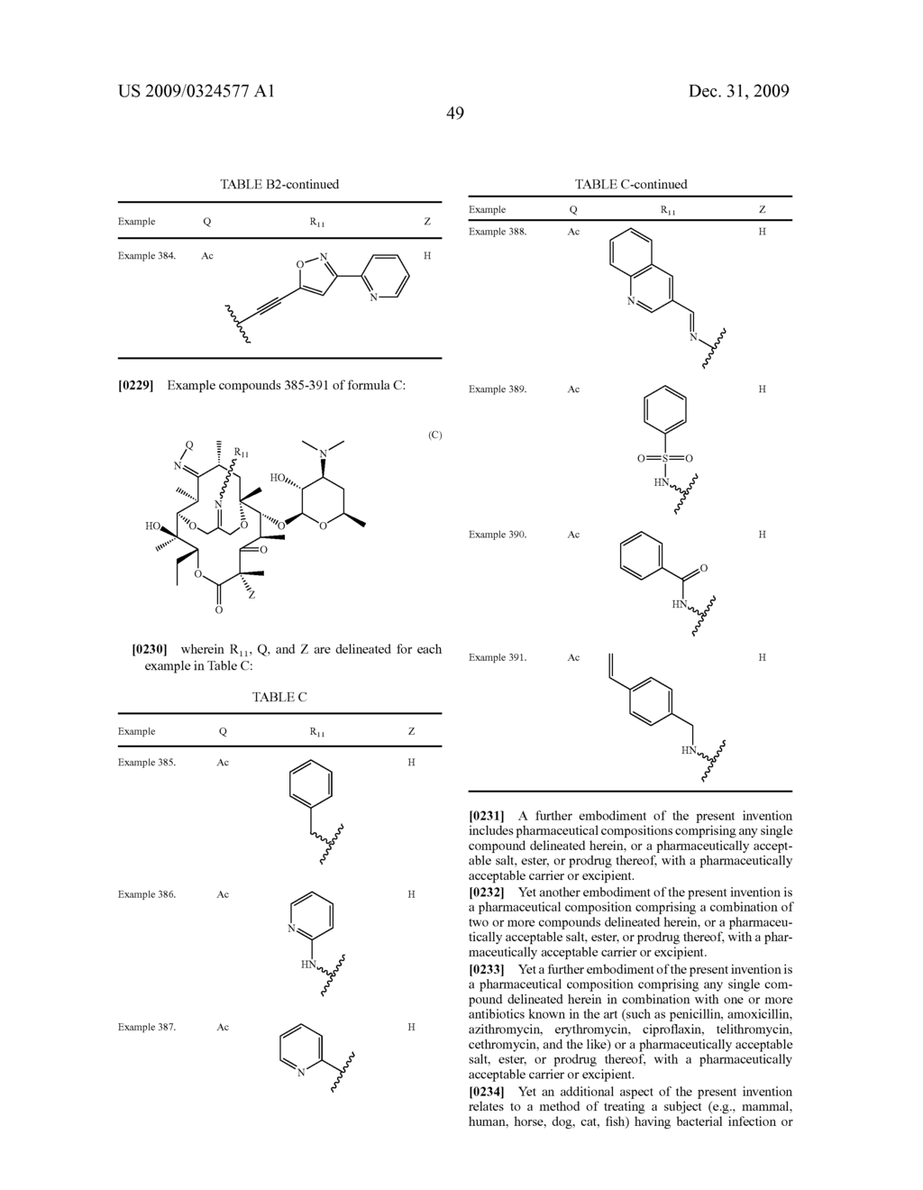 6-11 Bicyclic Ketolide Derivatives - diagram, schematic, and image 50