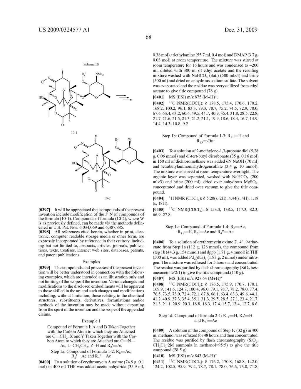 6-11 Bicyclic Ketolide Derivatives - diagram, schematic, and image 69