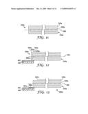 SHEET MATERIAL HAVING FOLDED CONSTRUCTION FOR INHIBITING ITS SEPARATION FROM ADHESIVE TAPE DURING DISPENSING OF THE SAME AND METHODS OF USING AND MAKING THE SAME diagram and image