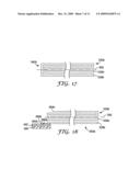 SHEET MATERIAL HAVING FOLDED CONSTRUCTION FOR INHIBITING ITS SEPARATION FROM ADHESIVE TAPE DURING DISPENSING OF THE SAME AND METHODS OF USING AND MAKING THE SAME diagram and image