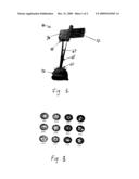 Object identification using quantum dots fluorescence allocated on fraunhofer solar spectral lines diagram and image