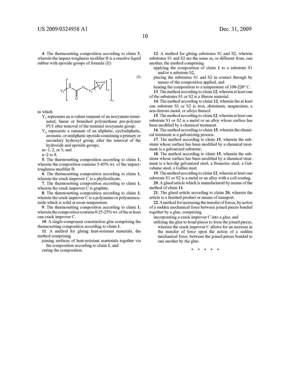 Heat Setting Compounds Suitable for Sticking Together Coated Substrates - diagram, schematic, and image 11