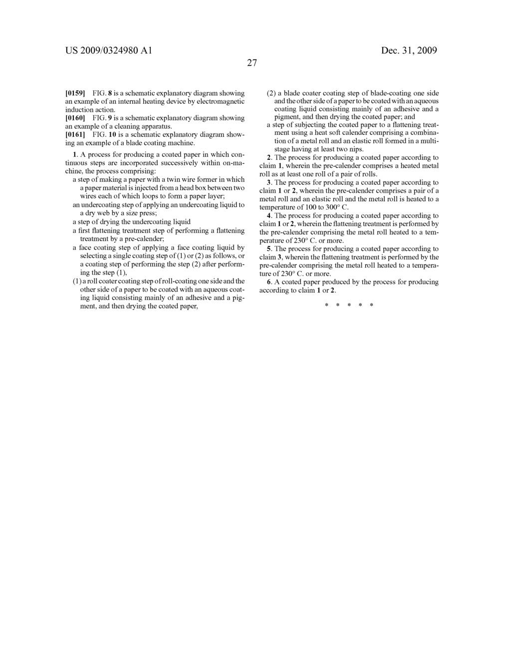 Process for Producing Coated Paper and Coated Paper - diagram, schematic, and image 38