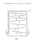 Battery Cell Assembly Having Heat Exchanger With Serpentine Flow Path diagram and image