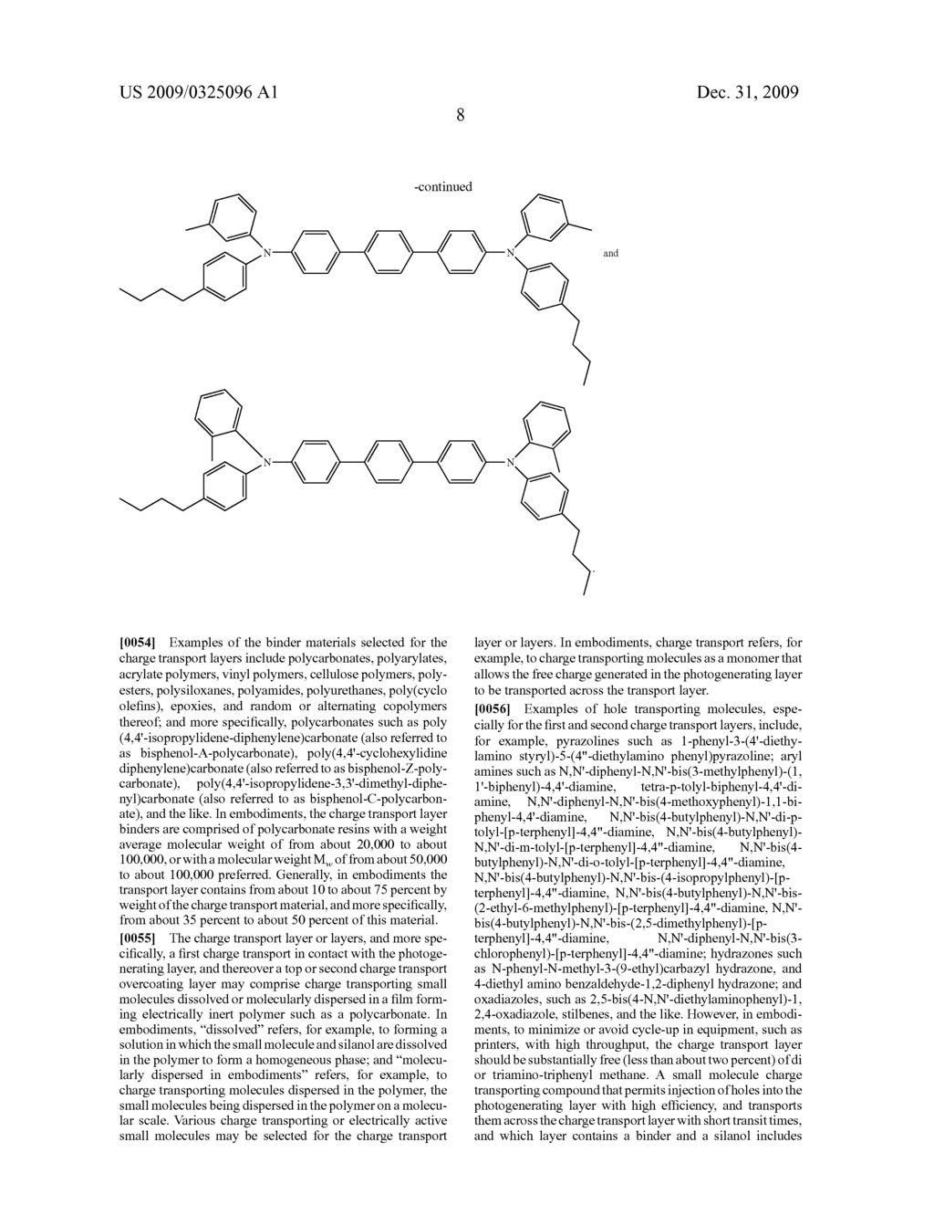 TRIS(ENYLARYL)AMINE CONTAINING PHOTOCONDUCTORS - diagram, schematic, and image 09