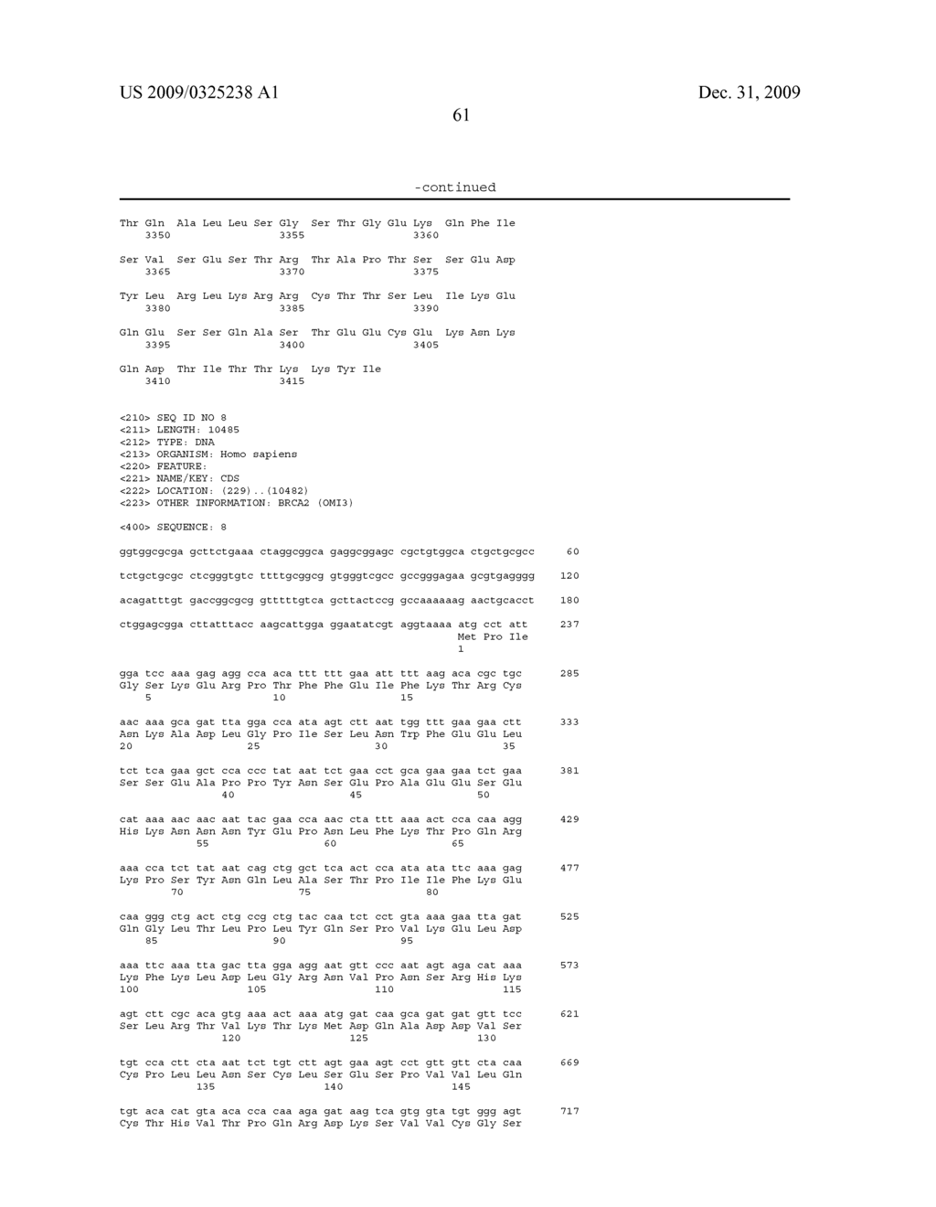 Method of Analyzing a BRCA2 Gene in a Human Subject - diagram, schematic, and image 75