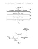 Non-Destructive Laser Optical Integrated Circuit Package Marking diagram and image