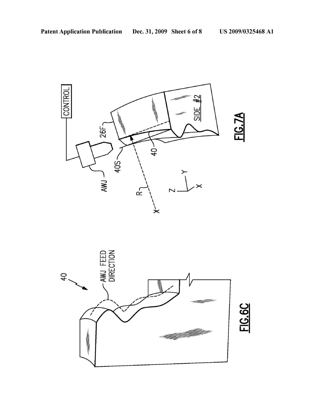 ABRASIVE WATERJET MACHINING AND METHOD TO MANUFACTURE A CURVED ROTOR BLADE RETENTION SLOT - diagram, schematic, and image 07