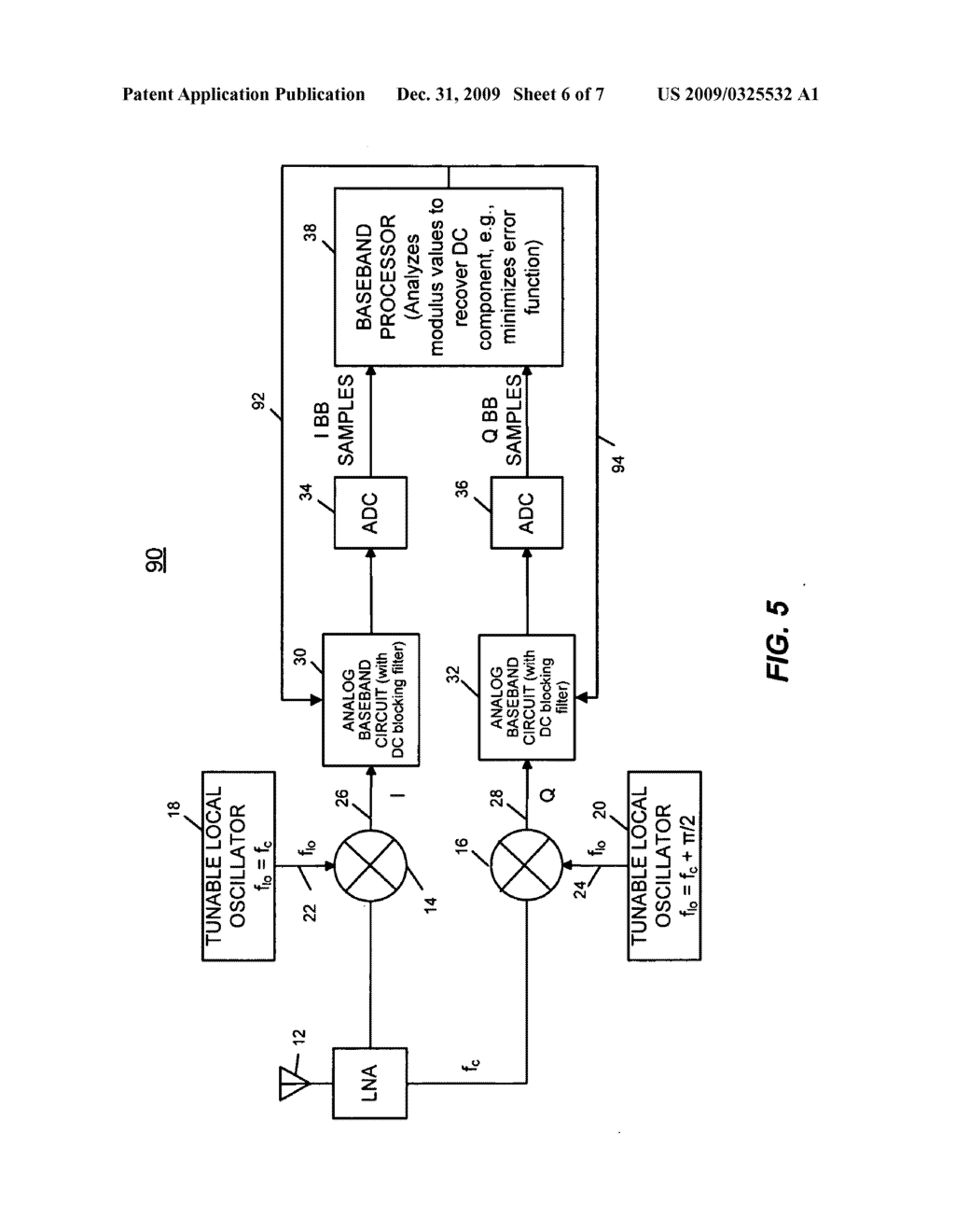 Systems and methods for DC component recovery in a Zero-IF radio receiver - diagram, schematic, and image 07