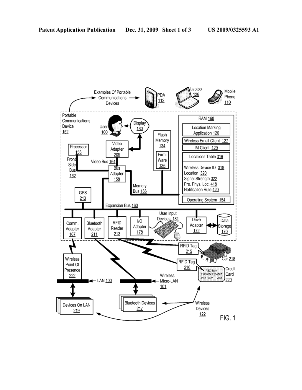 Marking Locations With A Portable Communications Device - diagram, schematic, and image 02