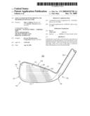 GOLF CLUB HEADS WITH GROOVES AND METHODS OF MANUFACTURE diagram and image