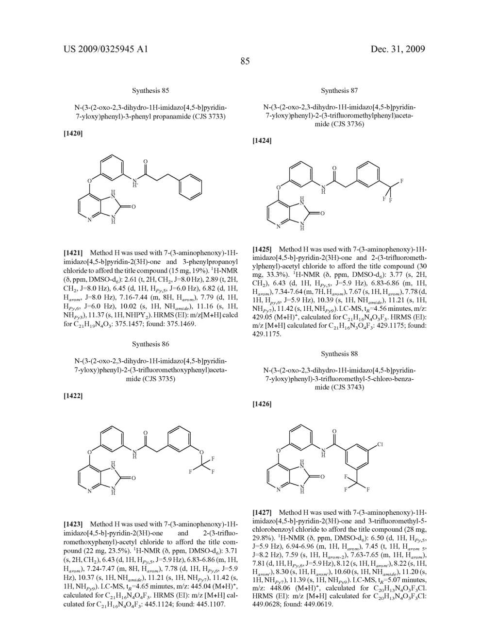 IMIDAZO[4, 5-B]PYRIDIN-2-ONE AND OXAZOLO[4, 5-B]PYRIDIN-2-ONE COMPOUNDS AND ANALOGS THEREOF AS CANCER THERAPEUTIC COMPOUNDS - diagram, schematic, and image 86