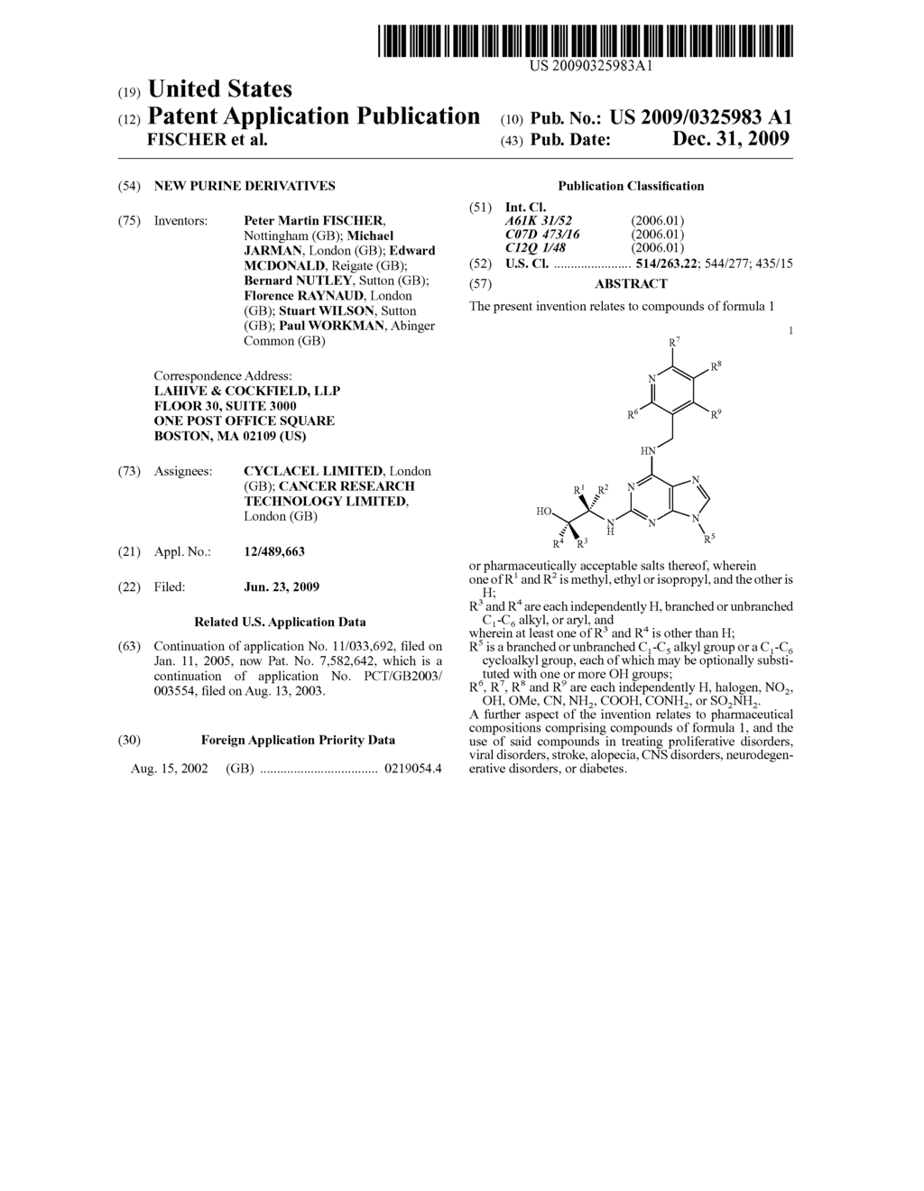 NEW PURINE DERIVATIVES - diagram, schematic, and image 01