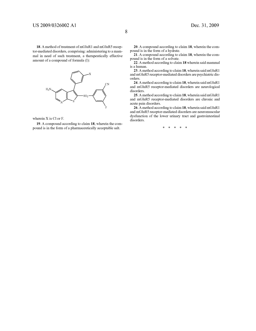 Thieno [2,3-b] Pyridine Compounds with mGluR Activity - diagram, schematic, and image 09