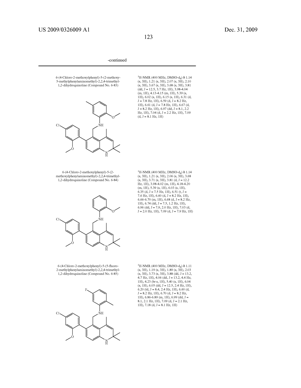 Novel 1-2-Dihydroquinoline Derivative Having Glucocorticoid Receptor Binding Activity - diagram, schematic, and image 124