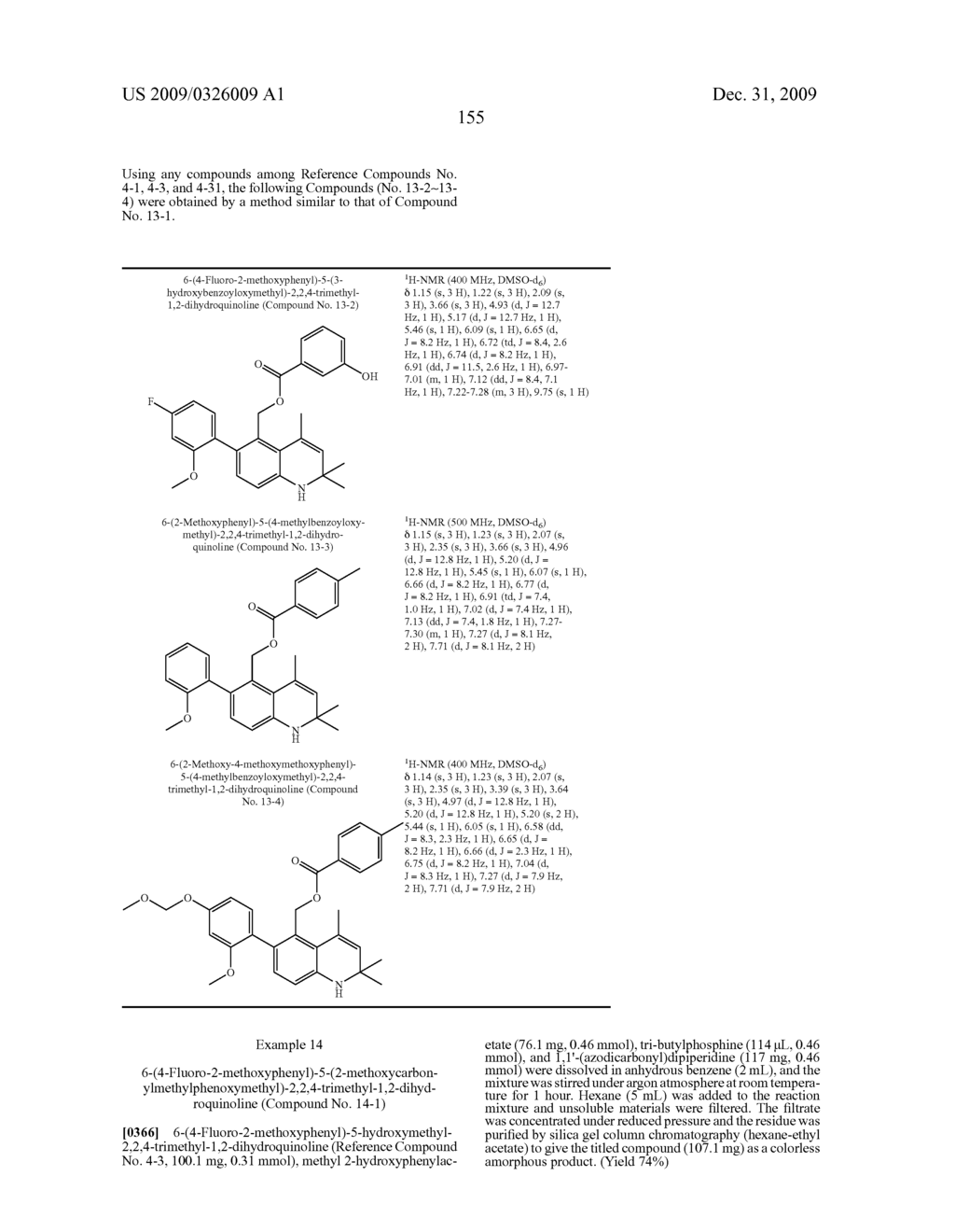 Novel 1-2-Dihydroquinoline Derivative Having Glucocorticoid Receptor Binding Activity - diagram, schematic, and image 156