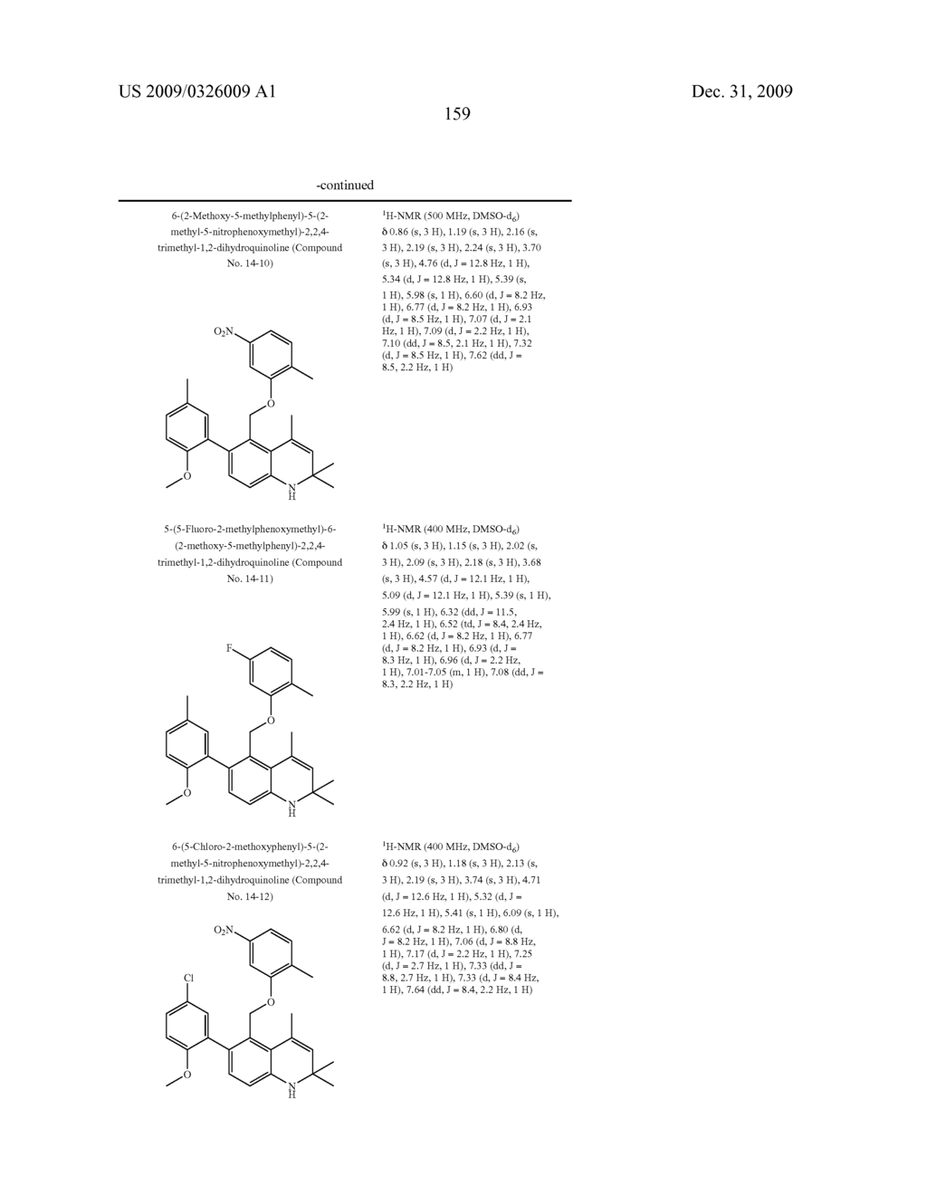 Novel 1-2-Dihydroquinoline Derivative Having Glucocorticoid Receptor Binding Activity - diagram, schematic, and image 160