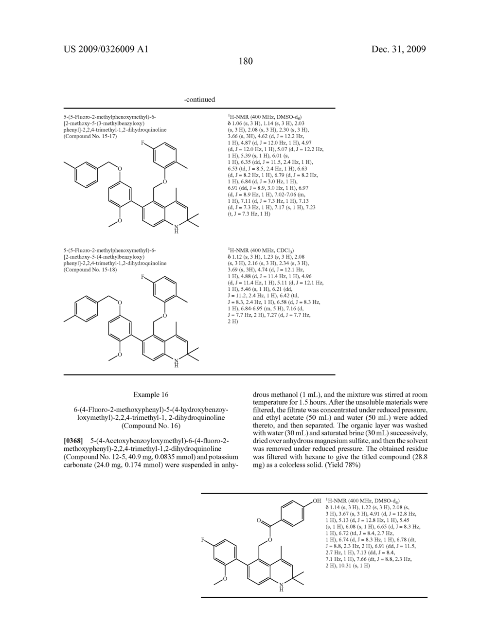 Novel 1-2-Dihydroquinoline Derivative Having Glucocorticoid Receptor Binding Activity - diagram, schematic, and image 181