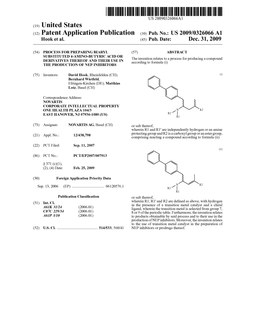 PROCESS FOR PREPARING BIARYL SUBSTITUTED 4-AMINO-BUTYRIC ACID OR DERIVATIVES THEREOF AND THEIR USE IN THE PRODUCTION OF NEP INHIBITORS - diagram, schematic, and image 01