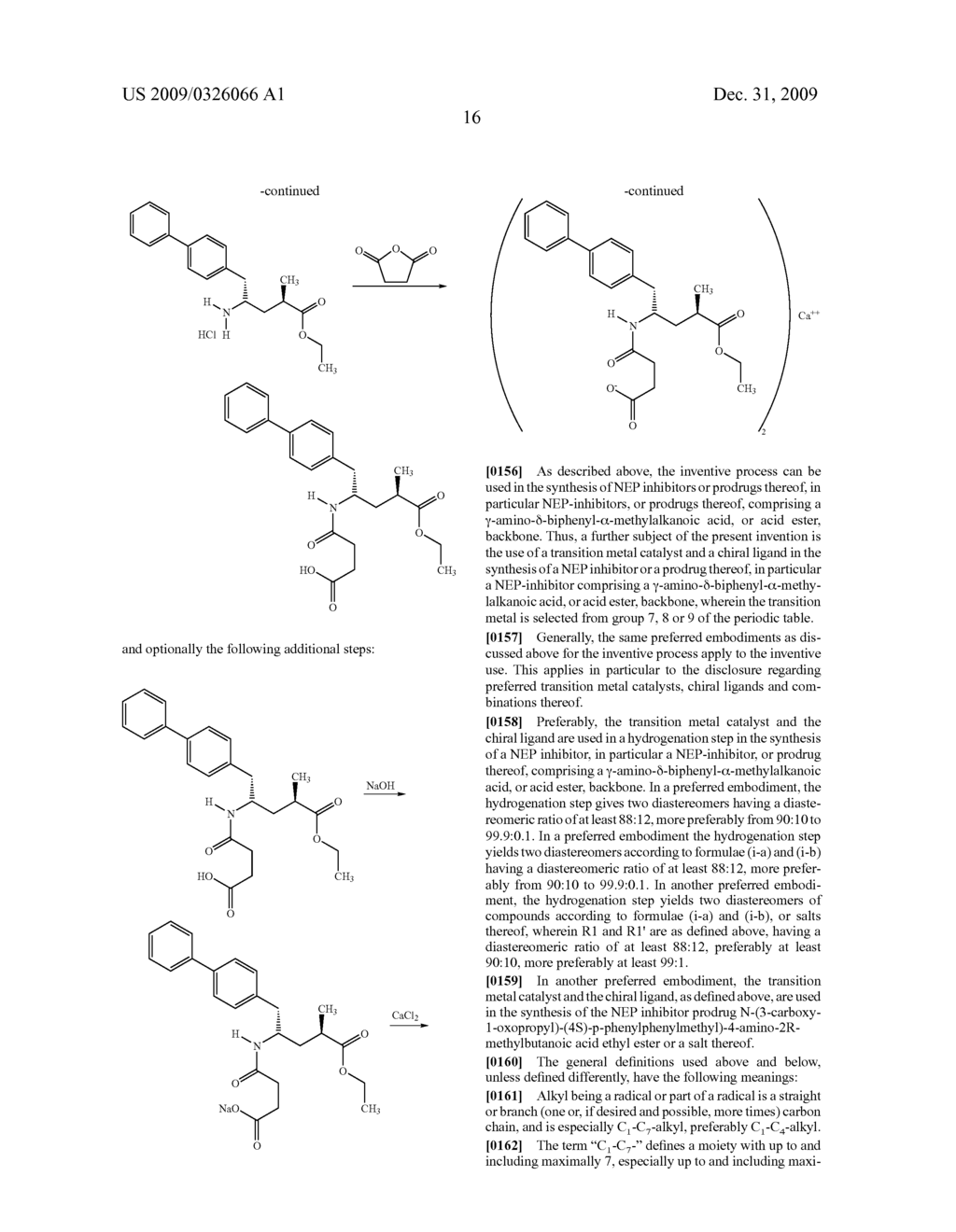 PROCESS FOR PREPARING BIARYL SUBSTITUTED 4-AMINO-BUTYRIC ACID OR DERIVATIVES THEREOF AND THEIR USE IN THE PRODUCTION OF NEP INHIBITORS - diagram, schematic, and image 18