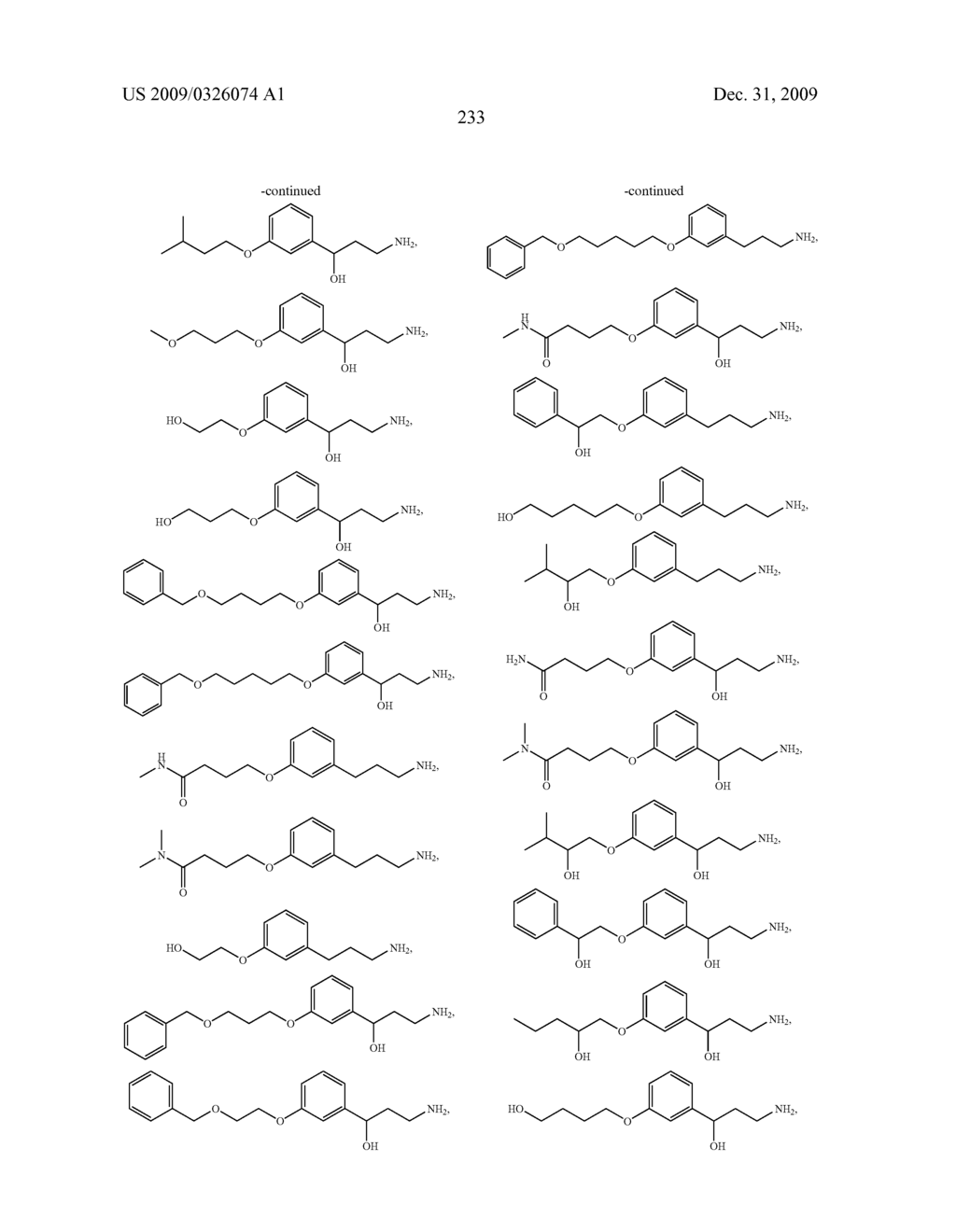 Alkoxy compounds for disease treatment - diagram, schematic, and image 245