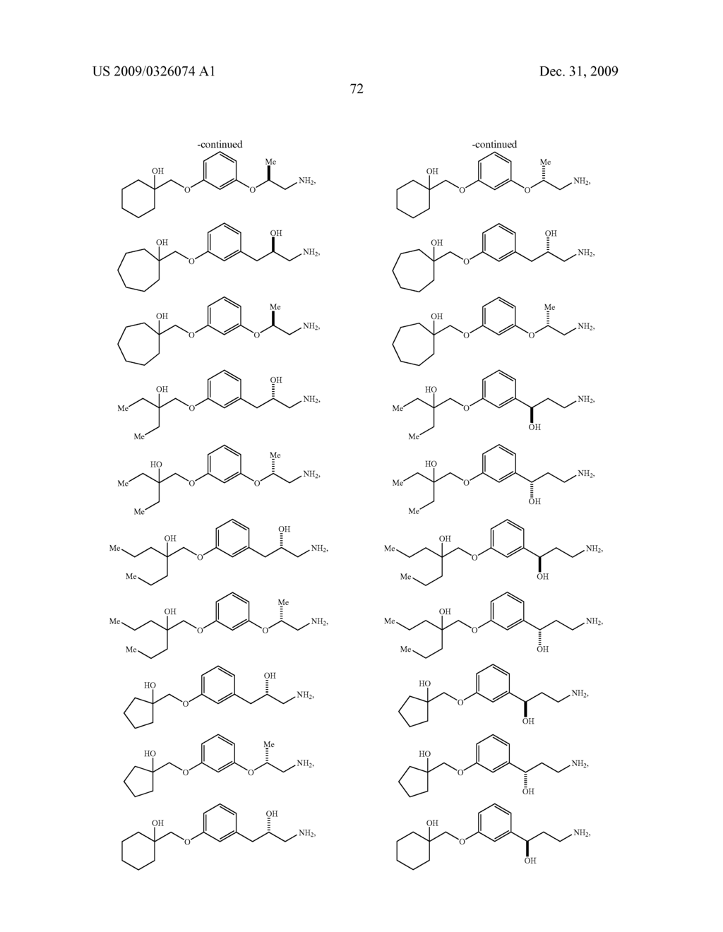 Alkoxy compounds for disease treatment - diagram, schematic, and image 84