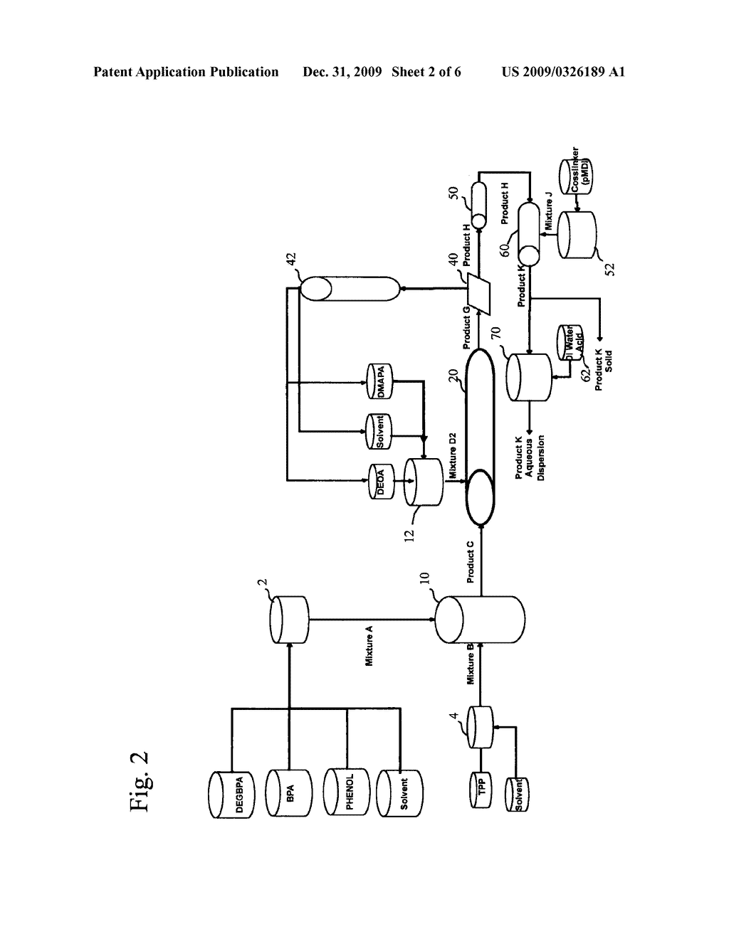 PROCESS FOR CONTINUOUS PRODUCTION OF EPOXY RESINS - diagram, schematic, and image 03