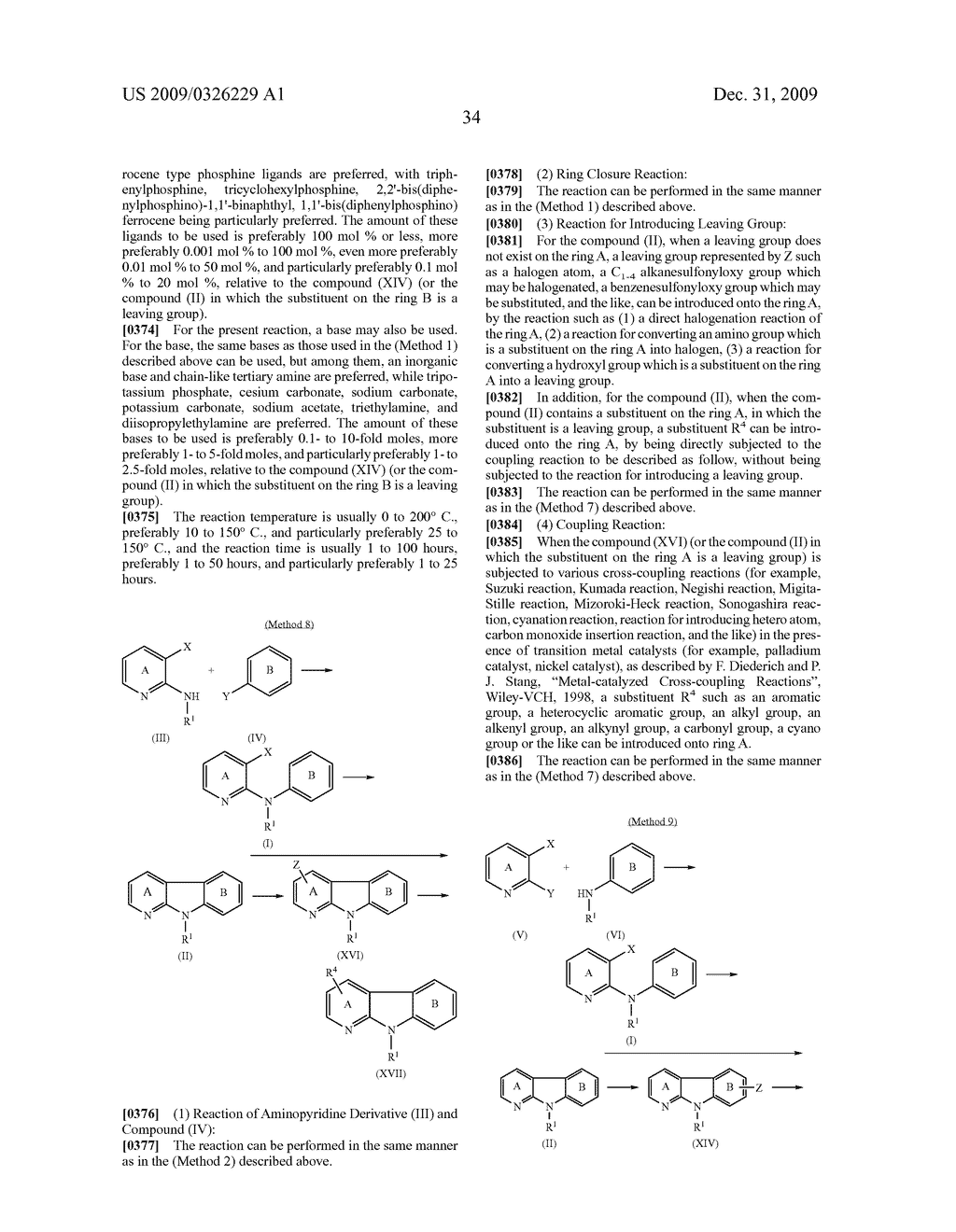 ALPHA-CARBOLINE DERIVATIVES AND METHODS FOR PREPARATION THEREOF - diagram, schematic, and image 35