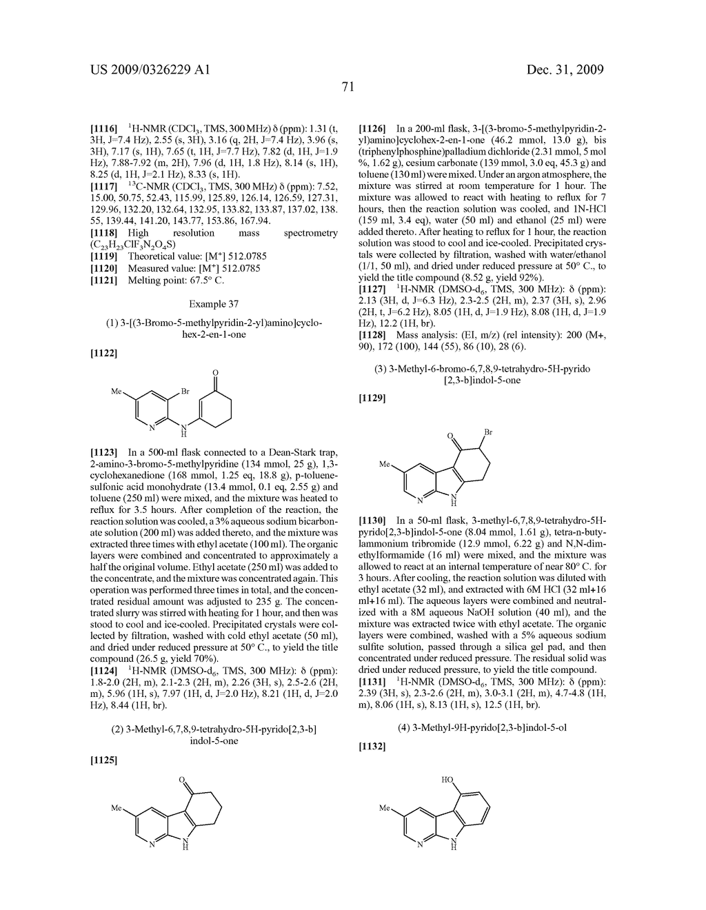 ALPHA-CARBOLINE DERIVATIVES AND METHODS FOR PREPARATION THEREOF - diagram, schematic, and image 72