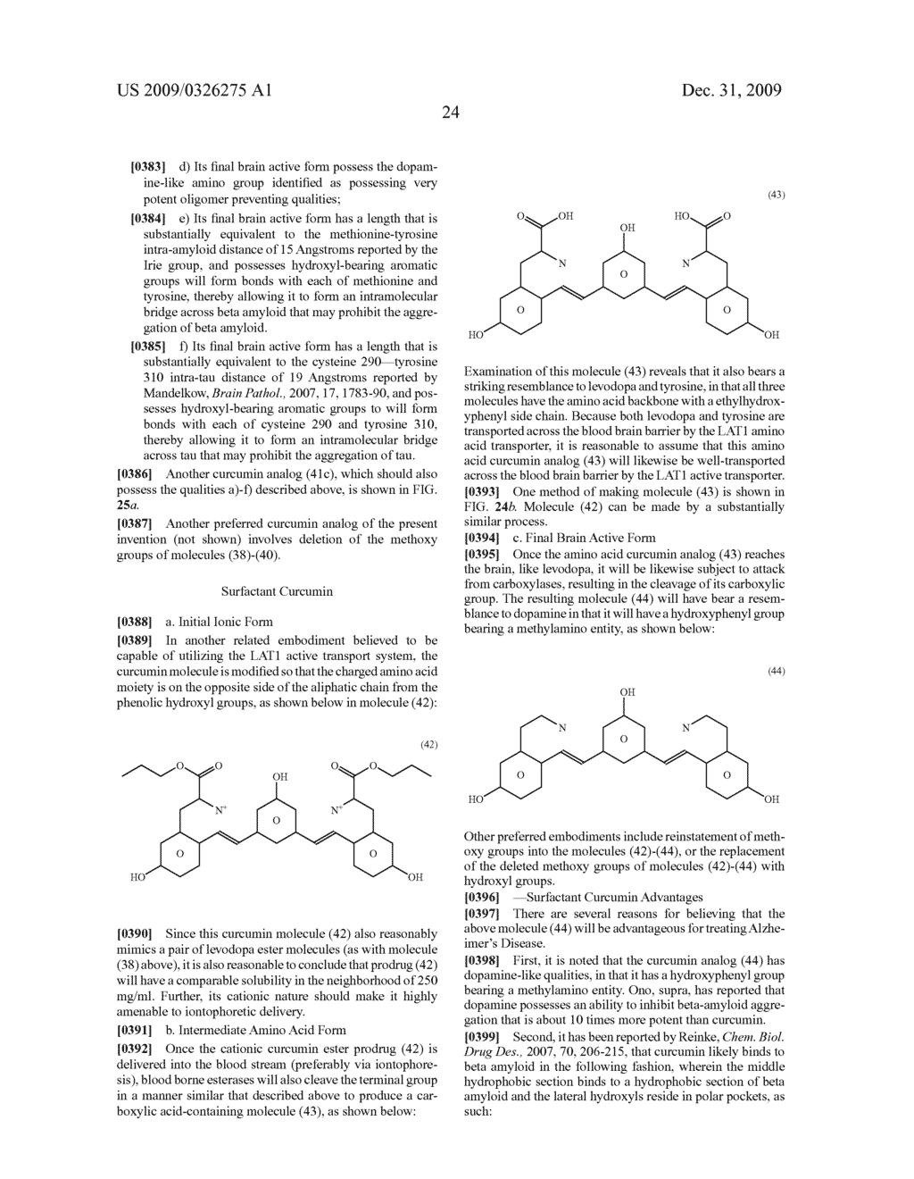 USE OF NITROGEN-CONTAINING CURCUMIN ANALOGS FOR THE TREATMENT OF ALZHEIMERS DISEASE - diagram, schematic, and image 59