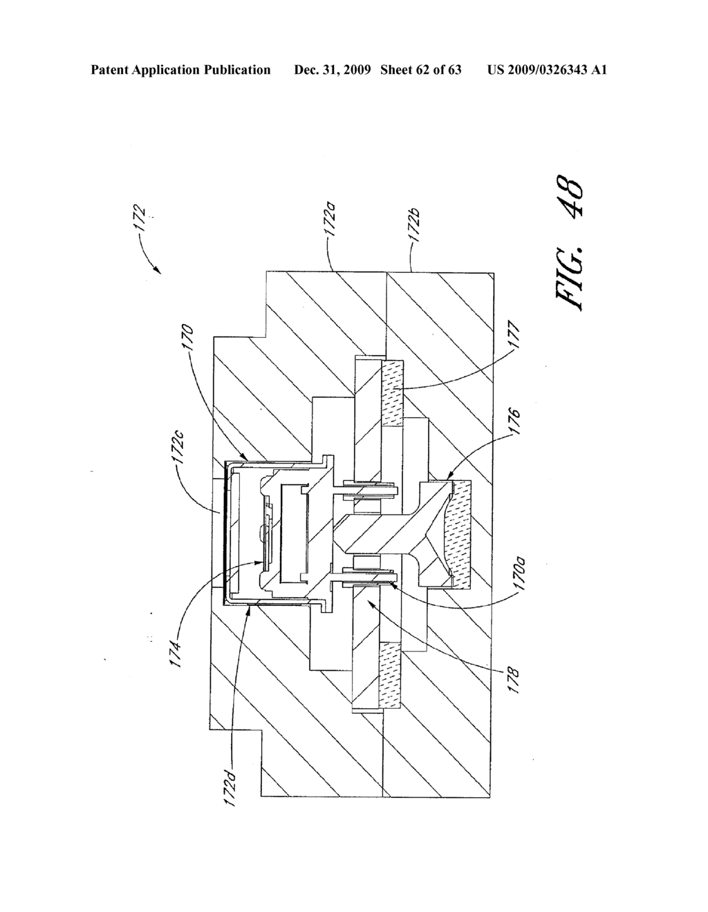 FLUID HANDLING CASSETTE HAVING A SPECTROSCOPIC SAMPLE CELL - diagram, schematic, and image 63