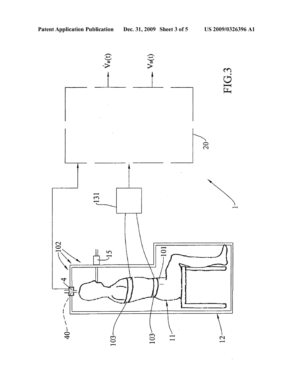 DUAL BODY PLETHYSMOGRAPHY APPARATUS AND PROCESS FOR MEASURING BLOOD FLOW BETWEEN THE THORAX AND ABDOMEN (THE TRUNK) AND THE BODY PERIPHERY - diagram, schematic, and image 04