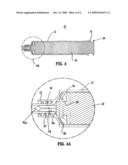 Syringe Assembly with Plunger Having a Secondary Dispensing Reservoir diagram and image