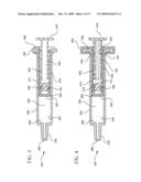 Syringe With Adjustable Two Piece Plunger Rod diagram and image