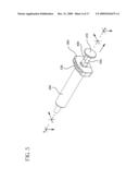 Syringe With Adjustable Two Piece Plunger Rod diagram and image